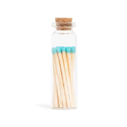 Colour Tip Matches in Small Corked Vial