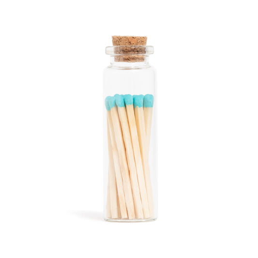 Colour Tip Matches in Small Corked Vial