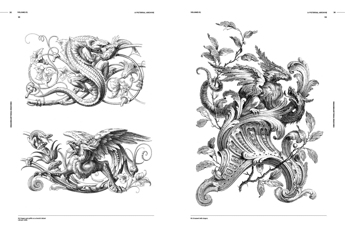 Vault Editions: Dragons & Mythical Creatures Reference Book