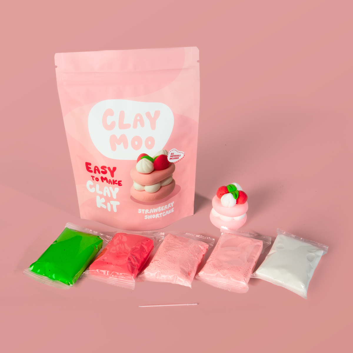 Strawberry Shortcake DIY Clay Kit