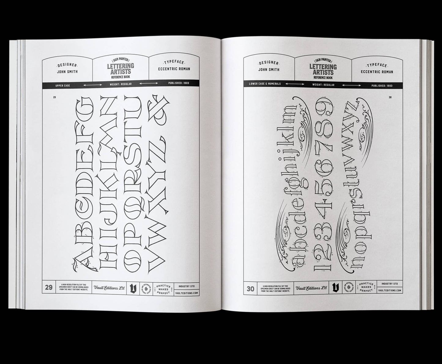 Vault Editions: Sign Painter & Lettering Artist Reference Book