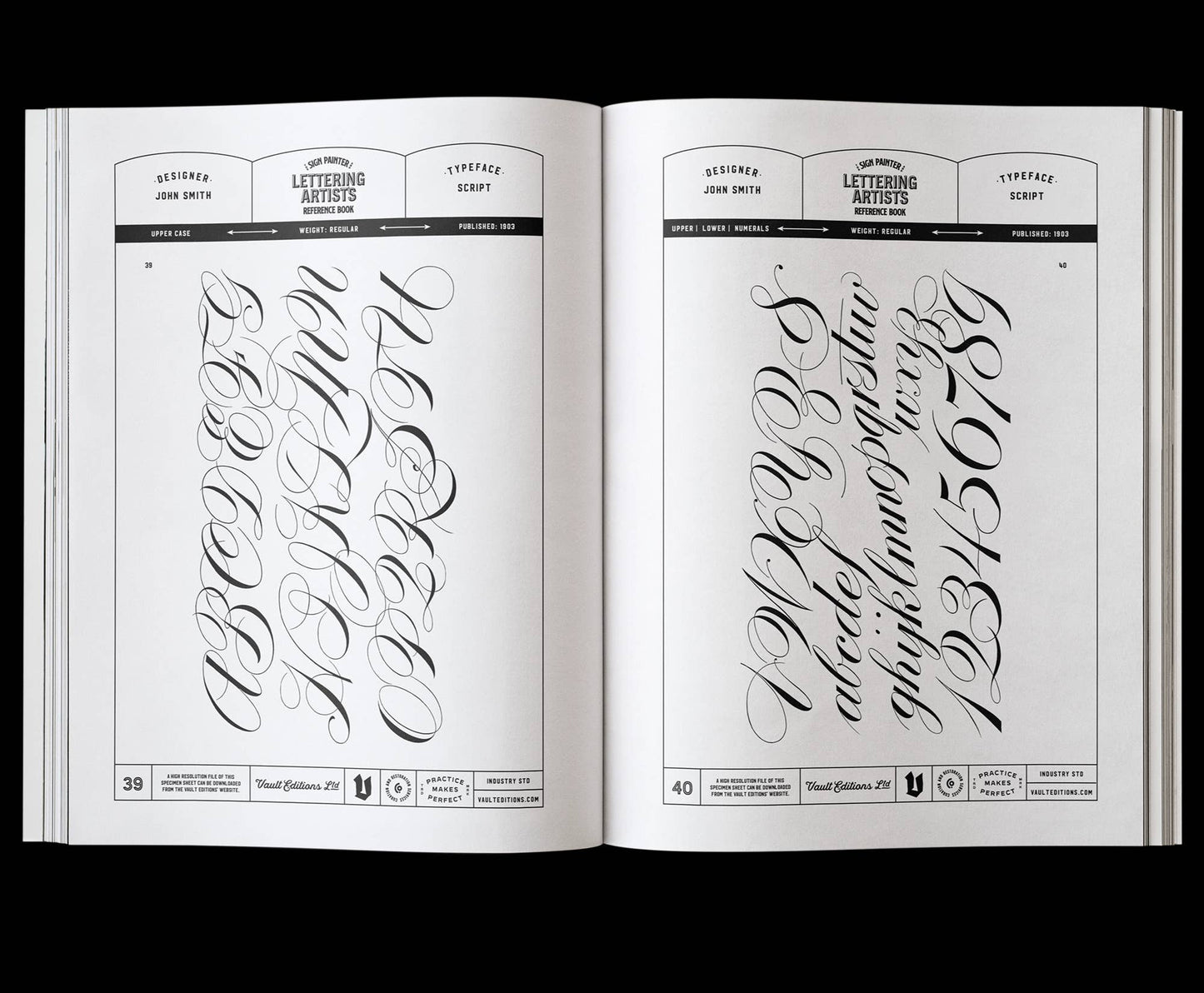 Vault Editions: Sign Painter & Lettering Artist Reference Book