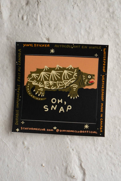 Oh Snap Vinyl Sticker