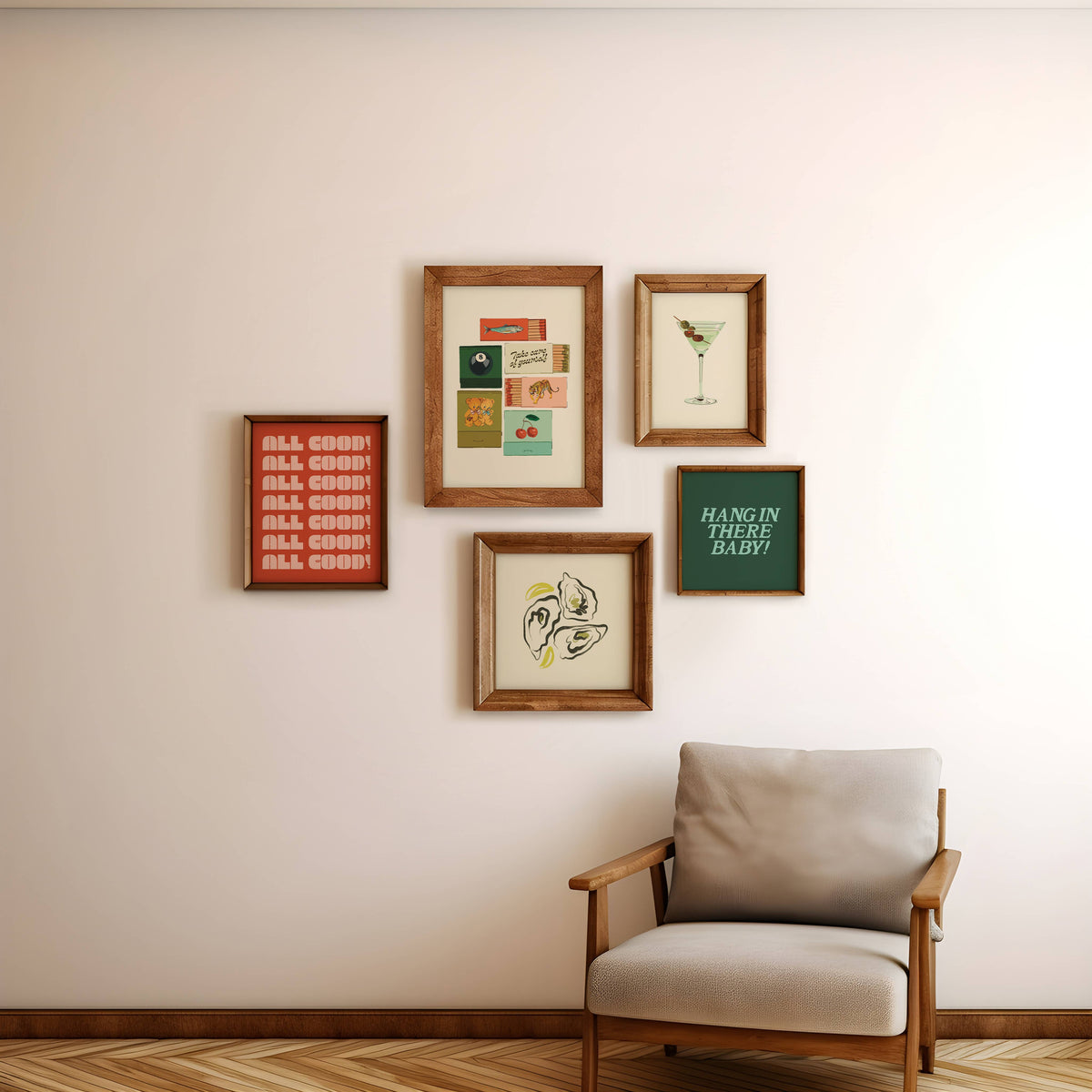 All Good! Quote Art Print