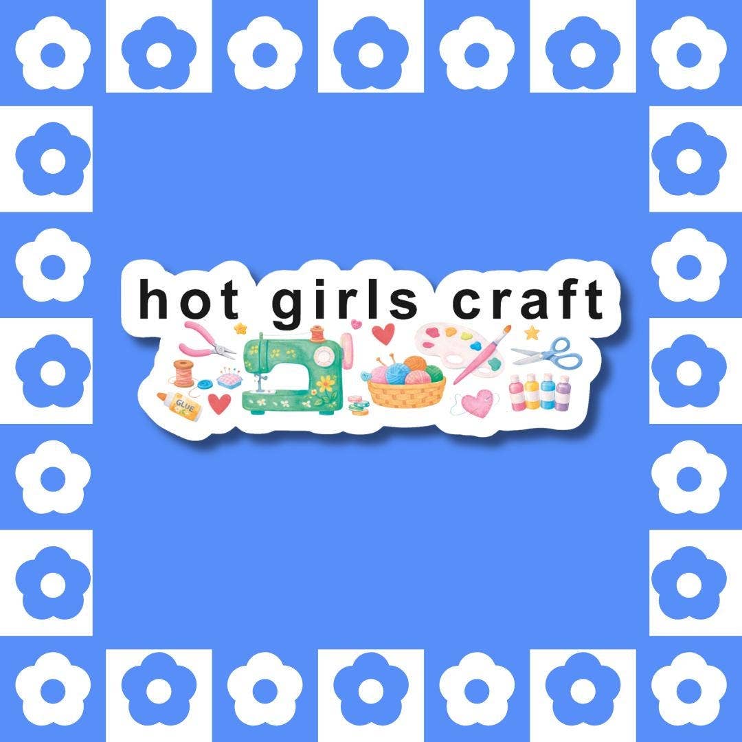 Hot Girls Craft - Sticker