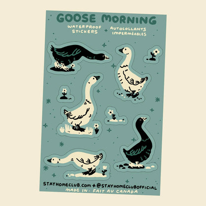 Goose Morning Sticker Sheet