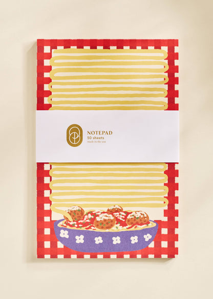 Mamma Mia Spaghetti & Meatballs Notepad