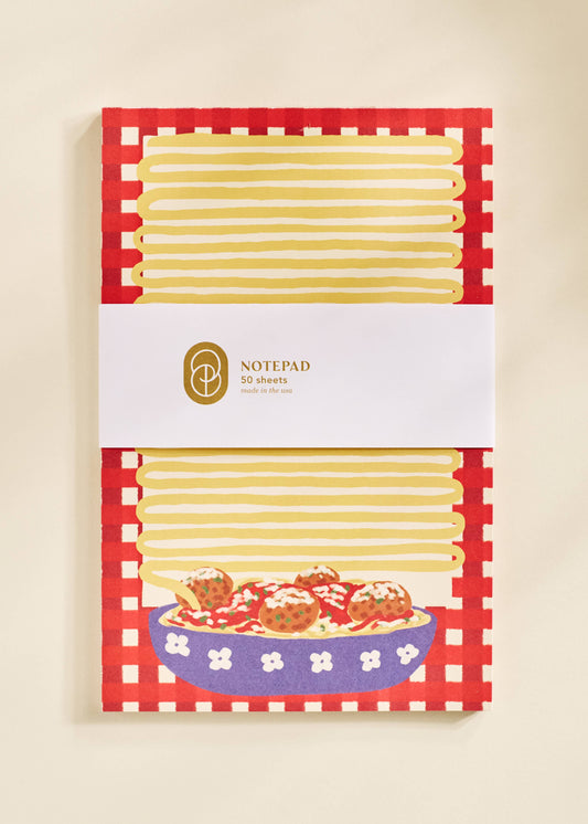 Mamma Mia Spaghetti & Meatballs Notepad