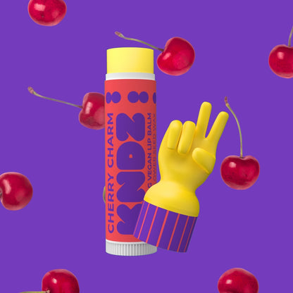 Peace Cherry Charm Vegan Lip Balm