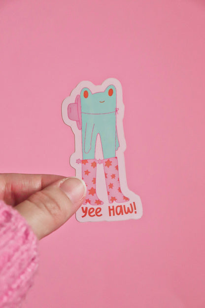 Yee Haw, I’m a Cowboy! | Glossy Waterproof Vinyl Sticker