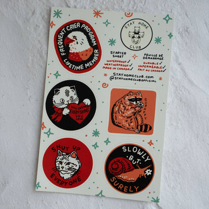 SHC Starter Pack Waterproof Sticker Sheet | Greatest Hits