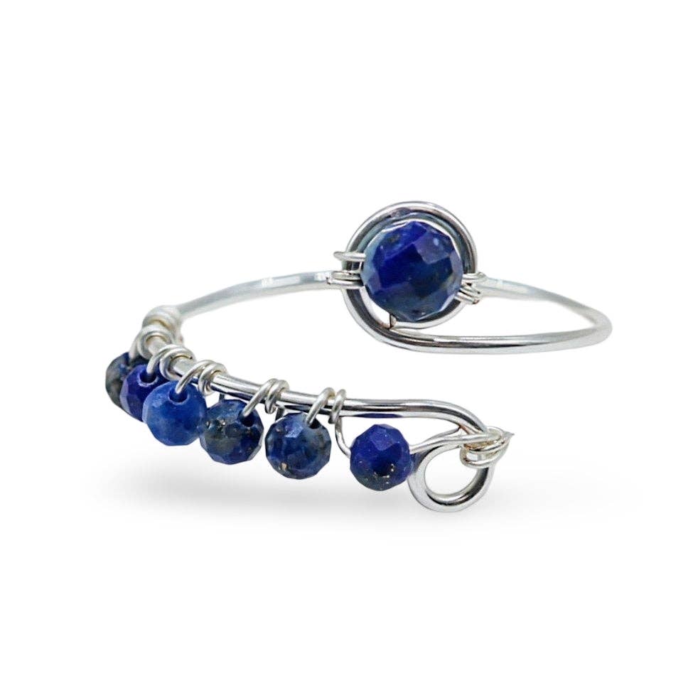 Adjustable Gemstone Ring