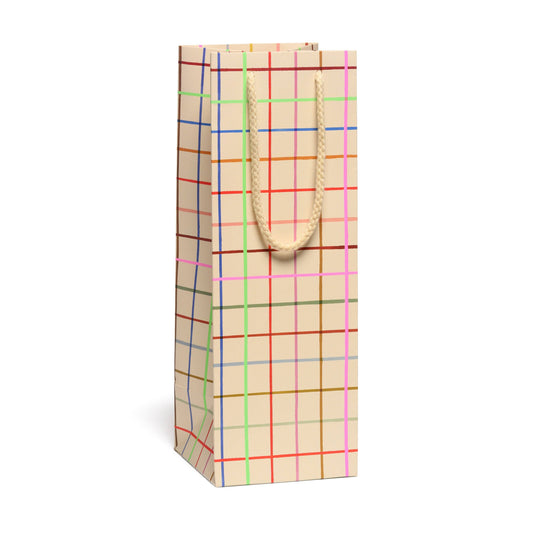 Color Grid Booze Bag