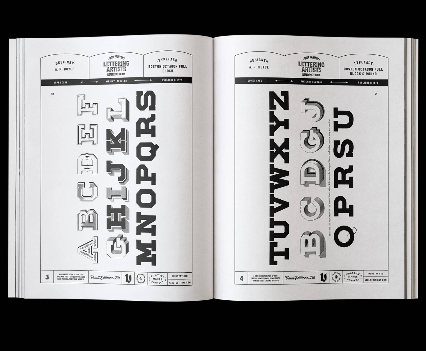 Vault Editions: Sign Painter & Lettering Artist Reference Book