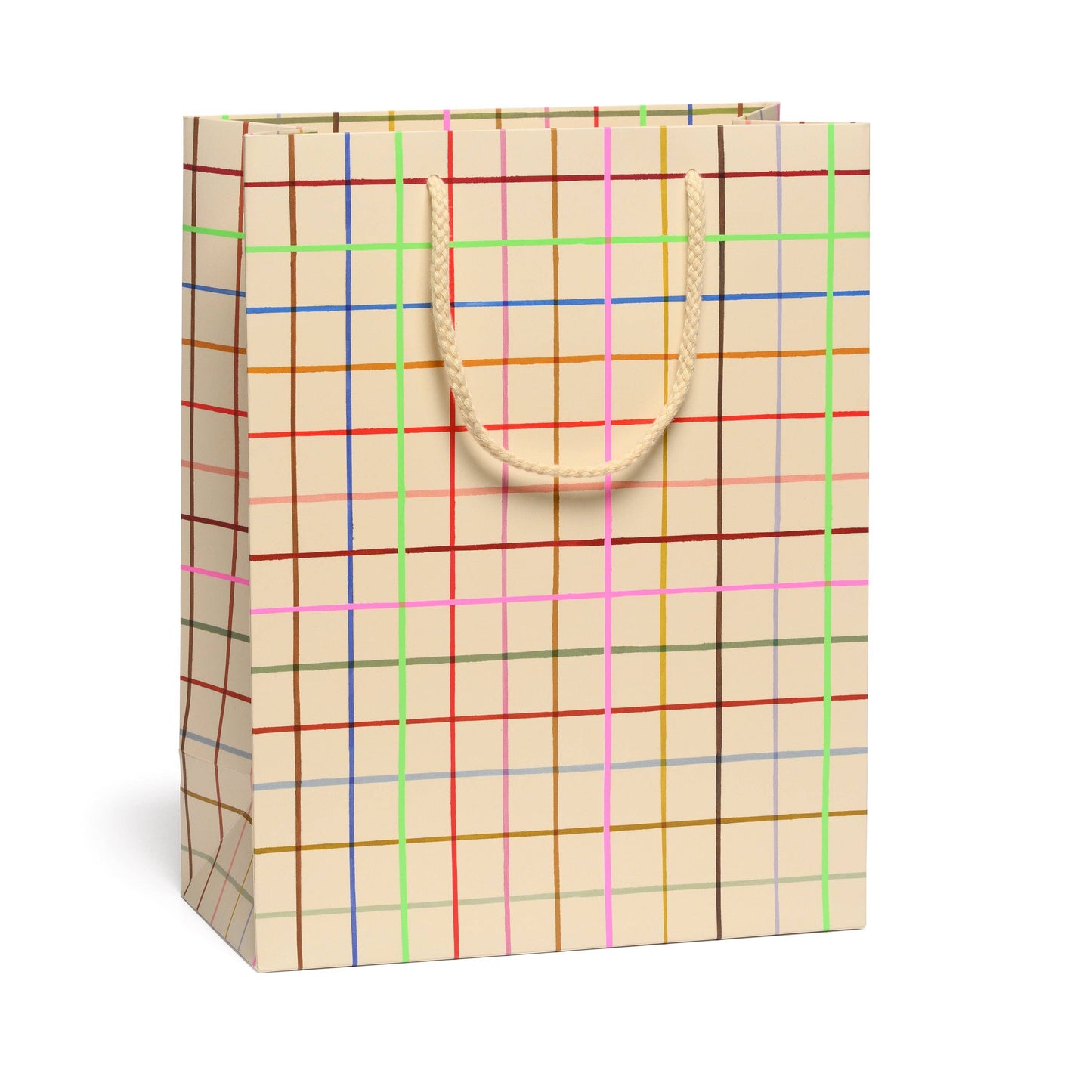 Color Grid Medium Gift Bag