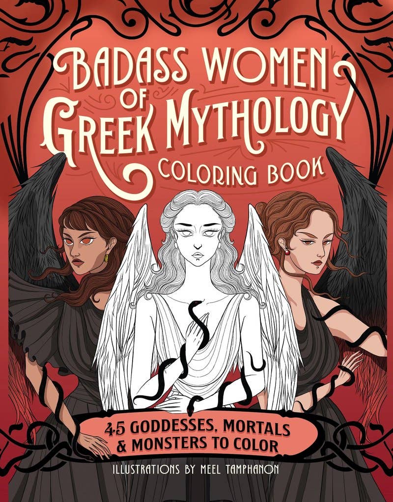 Badass Women of Greek Mythology Colouring Book