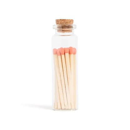 Colour Tip Matches in Small Corked Vial