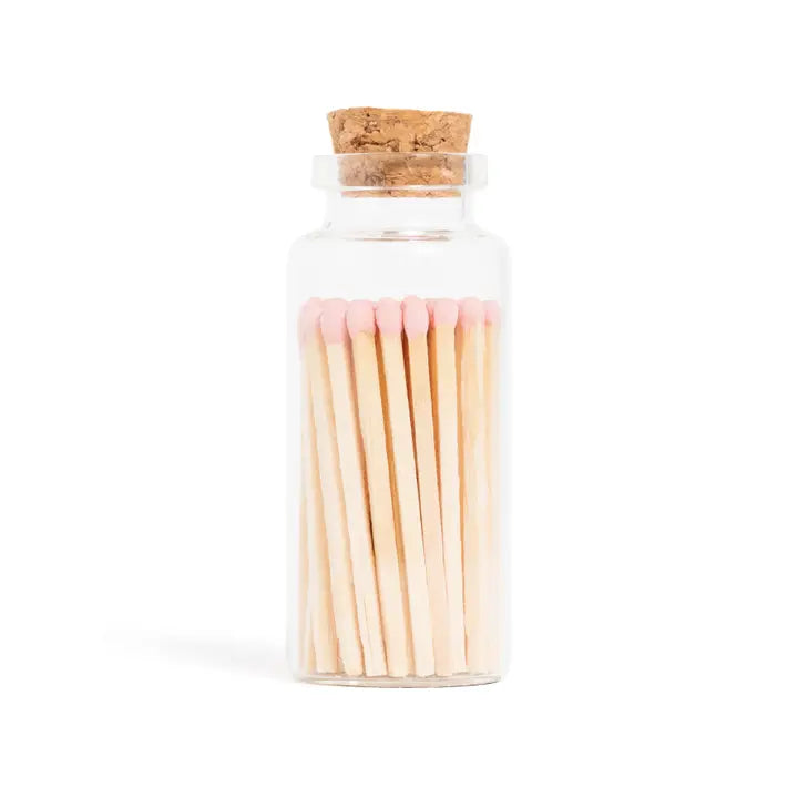 Colour Tip Matches in Medium Corked Vial