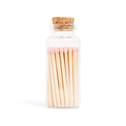 Colour Tip Matches in Medium Corked Vial