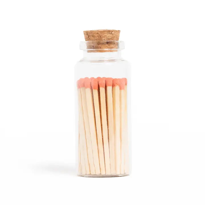 Colour Tip Matches in Medium Corked Vial