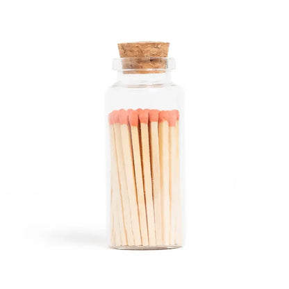Colour Tip Matches in Medium Corked Vial