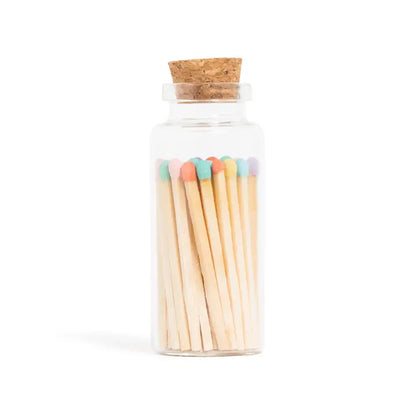 Colour Tip Matches in Medium Corked Vial