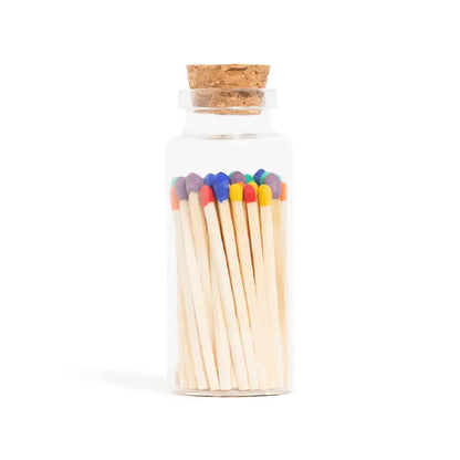 Colour Tip Matches in Medium Corked Vial
