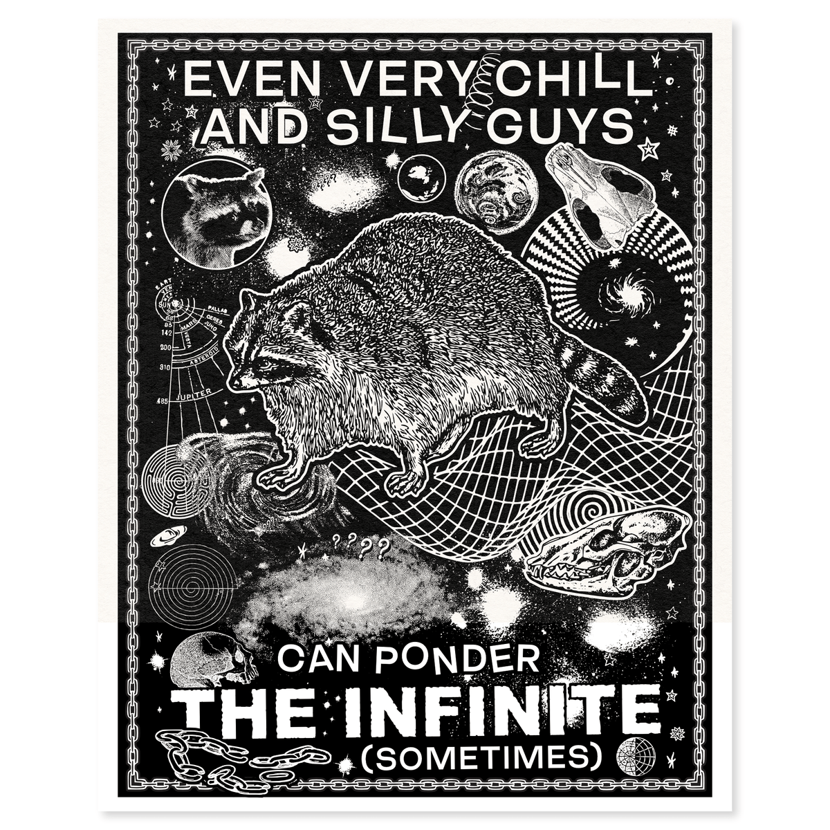 "Ponder the Infinite" 8"x10" Poster
