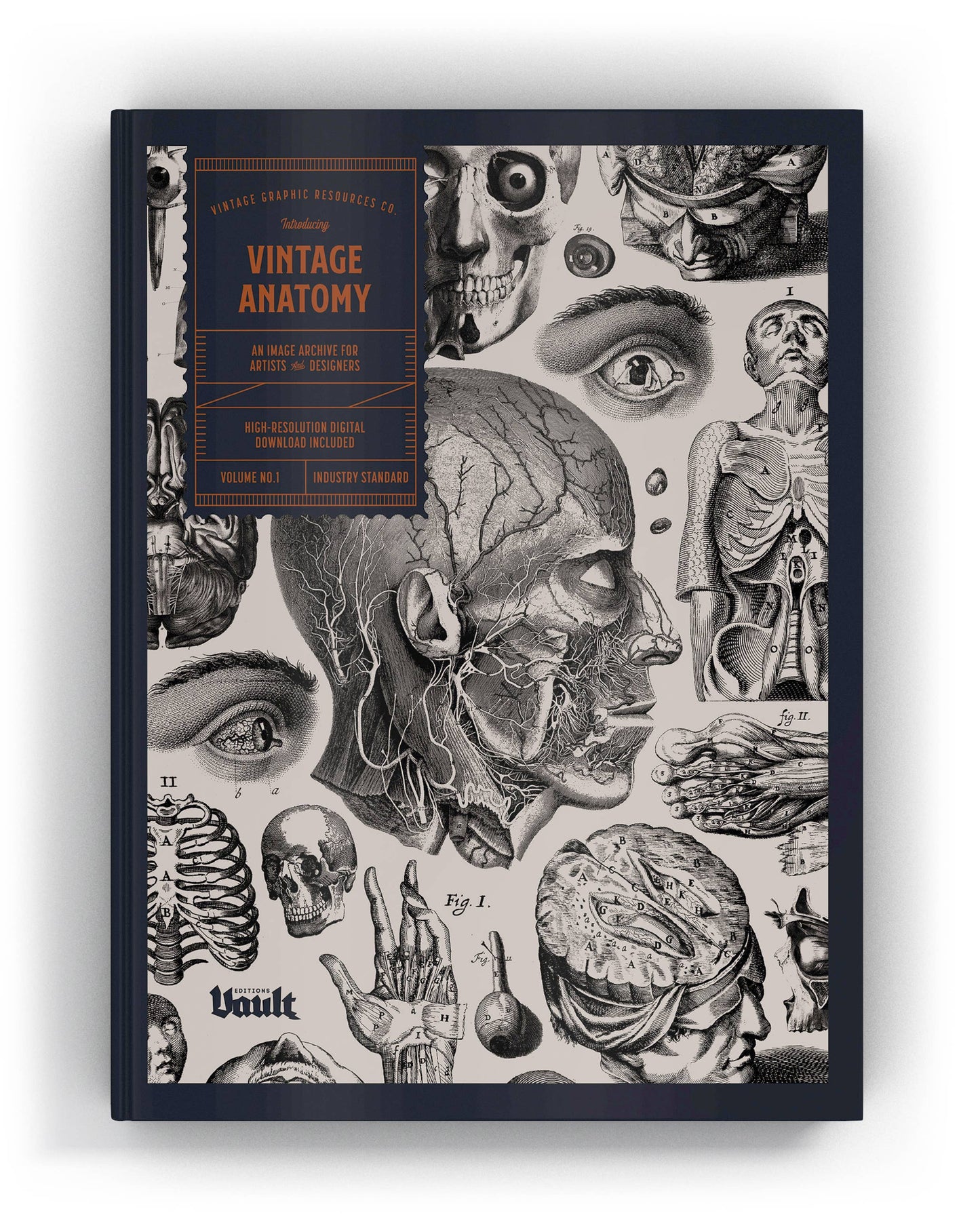 Vault Editions: Vintage Anatomy Reference Book