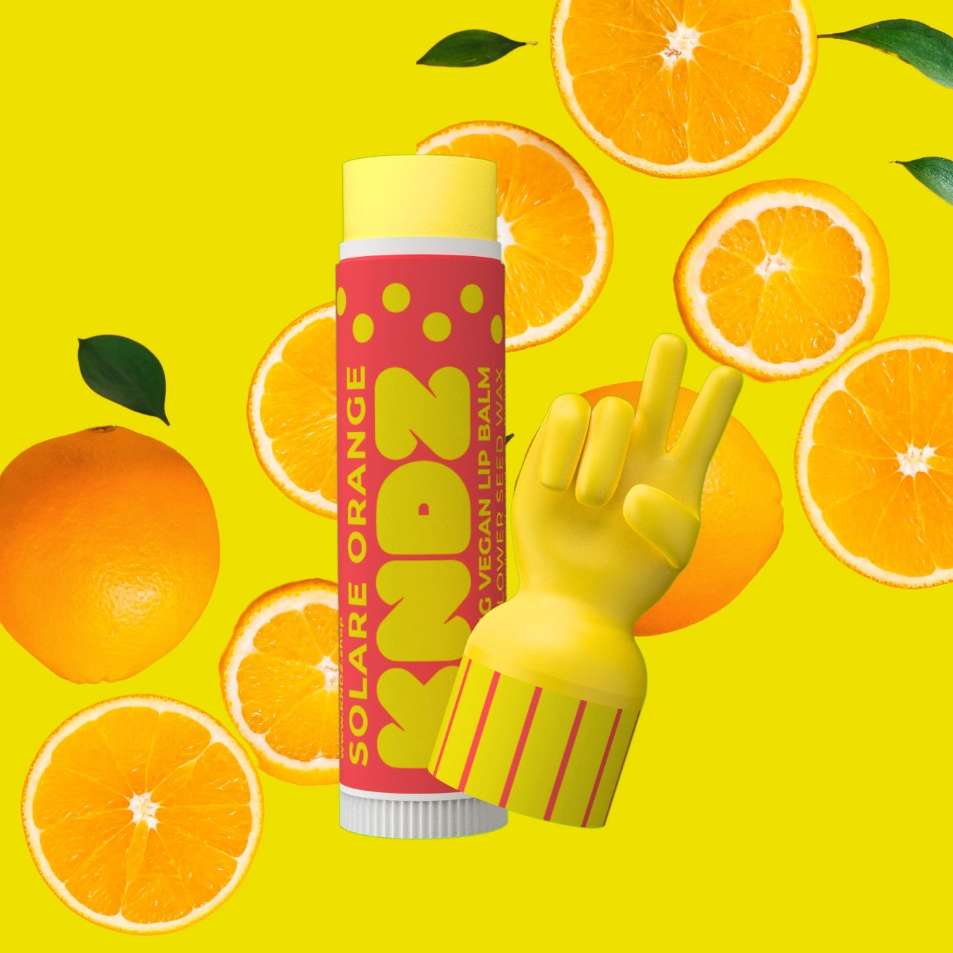 Peace Solare Orange Vegan Lip Balm
